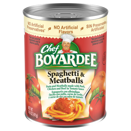 Chef Boyardee Spaghetti And Meat Pasta Can  - 14.5 OZ 24 Pack