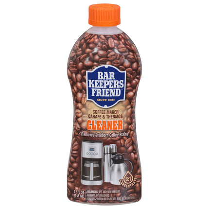 Bar Keepers Friend Coffee Maker Carafe & Thermos Cleaner - 12 FZ 6 Pack