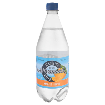 Adirondack Mandarin Orange Sparkling Water 1 lt - 33.8 FZ 12 Pack