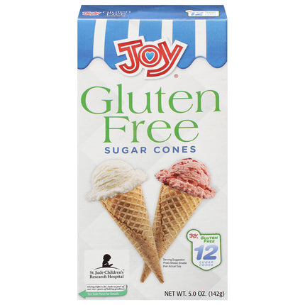 Joy Cone Sugar Cone Gluten Free - 5 OZ 8 Pack