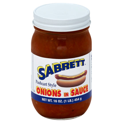 Sabrett Vegetables Onions In Sauce - 16 OZ 12 Pack