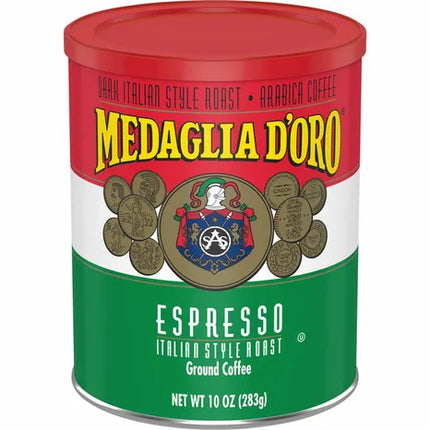 Medaglia Doro Espresso Ground - 10 OZ 12 Pack