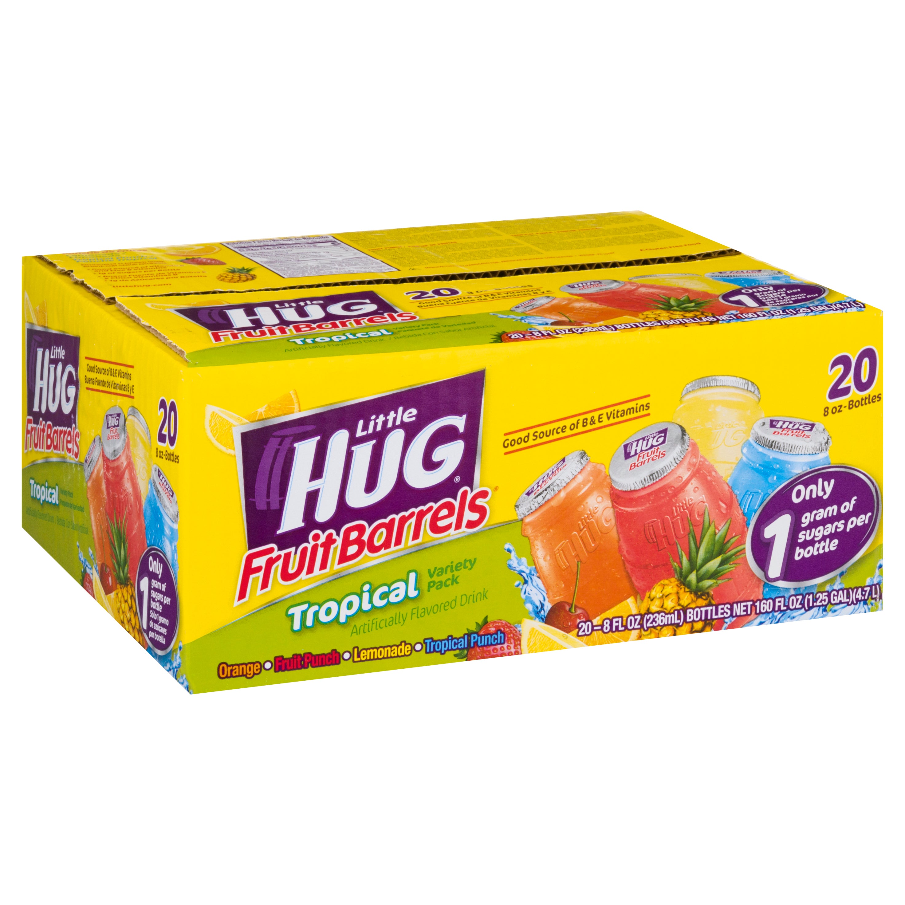 Daily'S Juice Little Hugs Tropical - 8 FZ Bottles 20 Pack – StockUpExpress