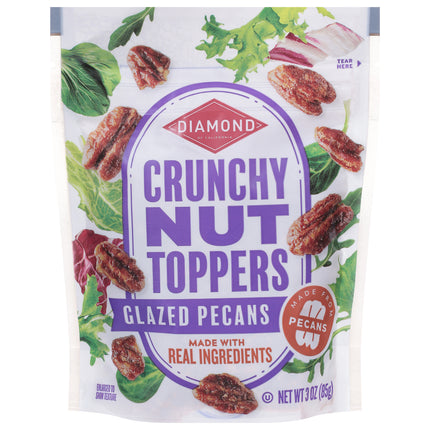 Diamond Crunchy Glazed Pecan Nut Toppers  - 3.0 OZ 8 Pack