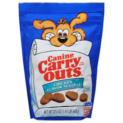 Canine Carry Outs Chicken Nuggets Dog Treats - 22.5 OZ 4 Pack