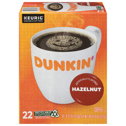 Dunkin’ Hazelnut, Pods - 8.14 OZ 4 Pack