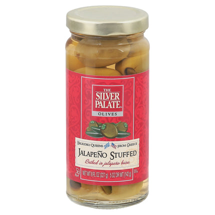 The Silver Palate Olives Jalapeno Stuffed - 8 Fz 6 Pack