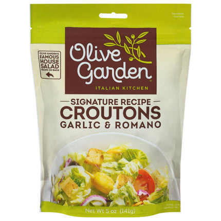 Olive Garden Garlic & Romano Croutons - 5 OZ 9 Pack