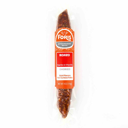 Foris Extraordinary Meats Rojizo Chorizo - 4 OZ 9 Pack