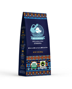 Nu Coffee Organic Sidamo Coffee Beans - 12 OZ 25 Pack