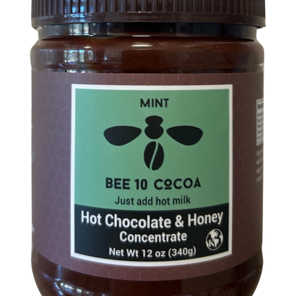 Bee10 Coffee Bee10 Cocoa, Mint Hot Chocolate - 12 OZ 12 Pack