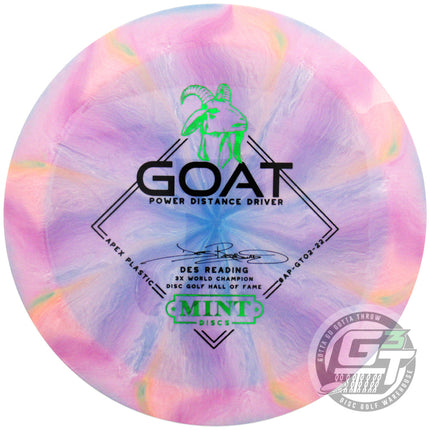 Mint Discs Apex Goat [Des Reading 3X] Distance Driver Golf Disc