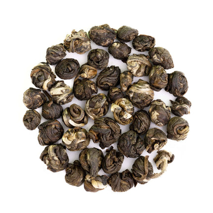 Organic Jasmine Pearl, Bulk Loose Leaf Green Tea, 16 Oz.