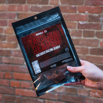 Carolina Reaper Bacon Jerky