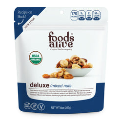 Foods Alive Deluxe Mixed Nuts - 8 OZ 6 Pack