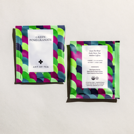 Green Pomegranate Tea Eco Teabag Sachets