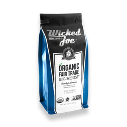 Wicked Joe Organic Big House Light & Dark Mix Ground Coffee - 12 OZ 6 Pack