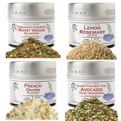 Chef's Secret Luxury Seasonings & Sea Salts Pack | Set of 4