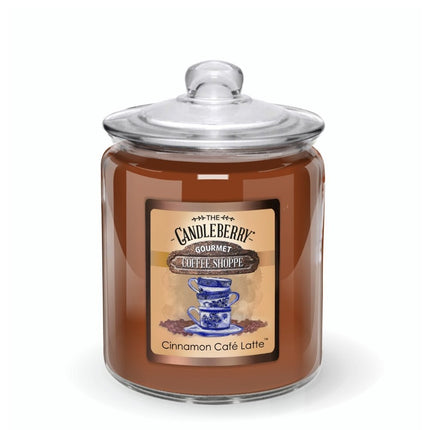 Coffee Shoppe - Cinnamon Café Latte™, 3 - Wick, Candy Jar Candle (Collective)