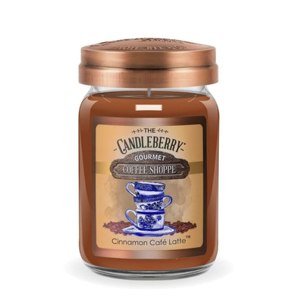 Coffee Shoppe - Cinnamon Café Latte ™, Large Jar Candle (Collective)