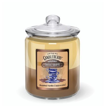 Coffee Shoppe - Roasted Vanilla Cappuccino™, 3 - Wick, Candy Jar Candle (Collective)