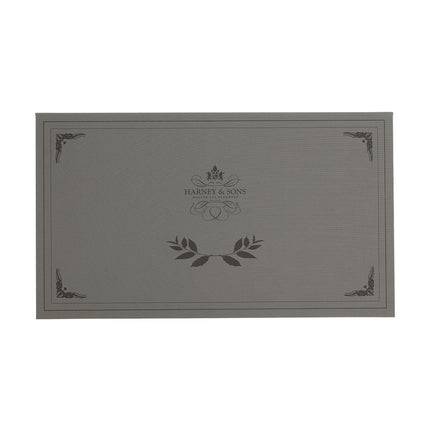 Linen Tea Chest in Grey Featuring Eight Teas