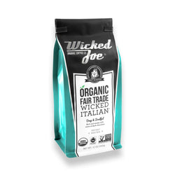 Wicked Joe Organic Wicked Italian Dark Roast Ground Coffee - 12 OZ 6 Pack