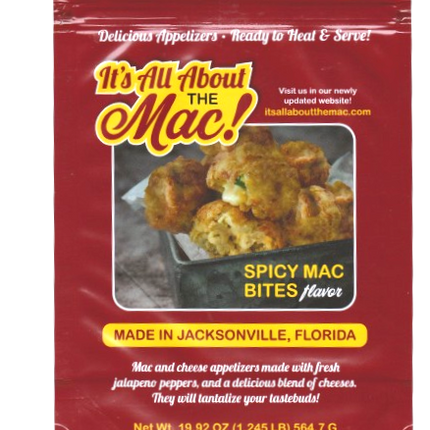 It's All About The Mac Spicy Mac Bites - 1.1 LB 12 Pack