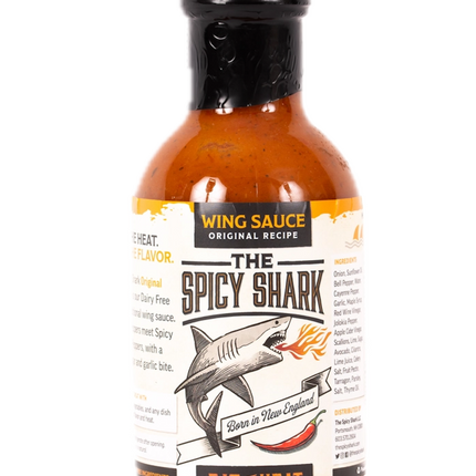 The Spicy Shark Wing Sauce - 12 FL OZ 12 Pack