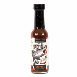 The Spicy Shark Megalodon Hot Sauce (Carolina Reaper) - 5 FL OZ 12 Pack