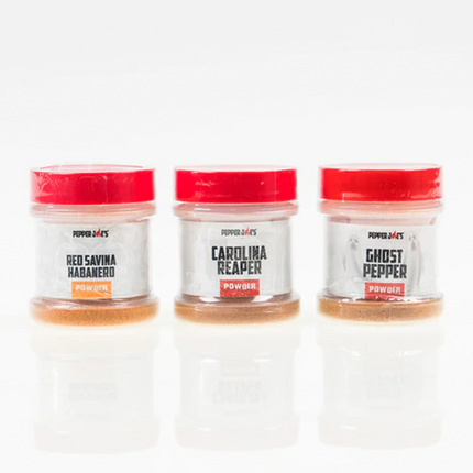 World's Hottest Pepper Powder Collection