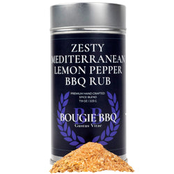 Zesty Mediterranean Lemon Pepper BBQ Rub & Seasoning