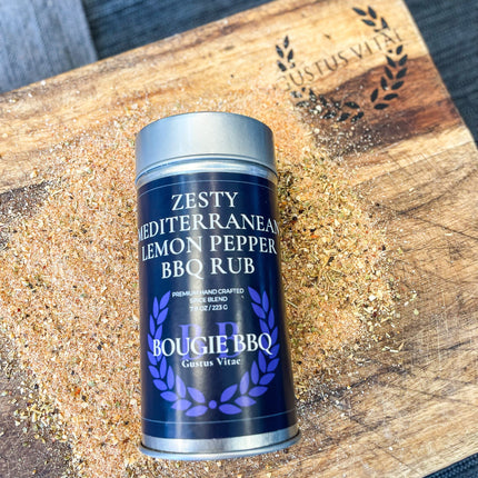 Zesty Mediterranean Lemon Pepper BBQ Rub & Seasoning