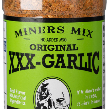 Miners Mix Original XXX Garlic Seasoning and Rub - 6 OZ 6 Pack