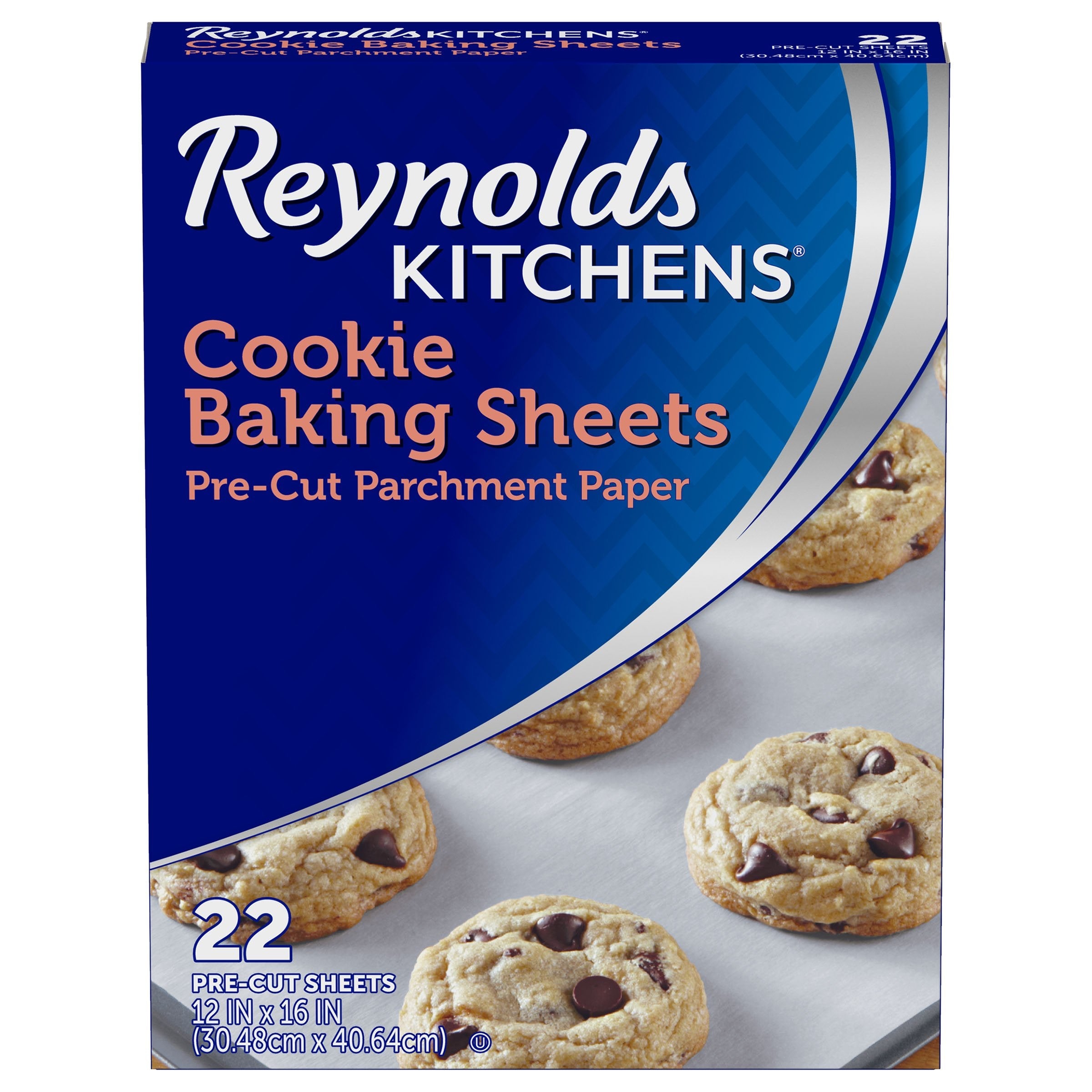 REYNOLDS KITCHEN COOKIE BAKING SHEETS / 22 CT