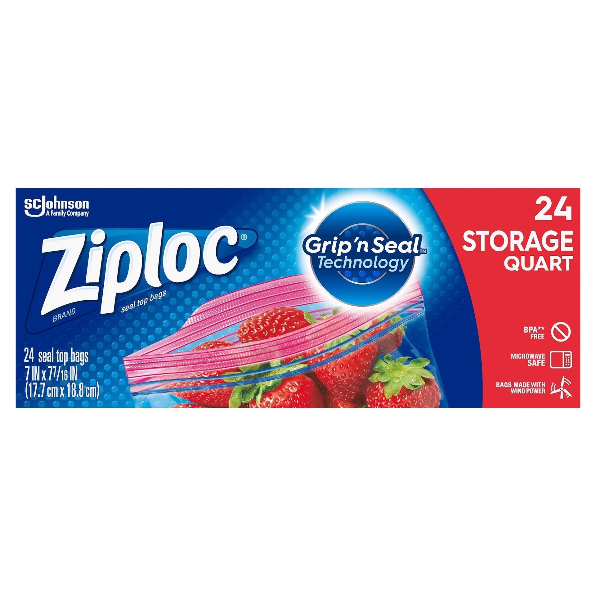 Ziploc 2 Gallon Storage Bags, 12 ct - Food 4 Less