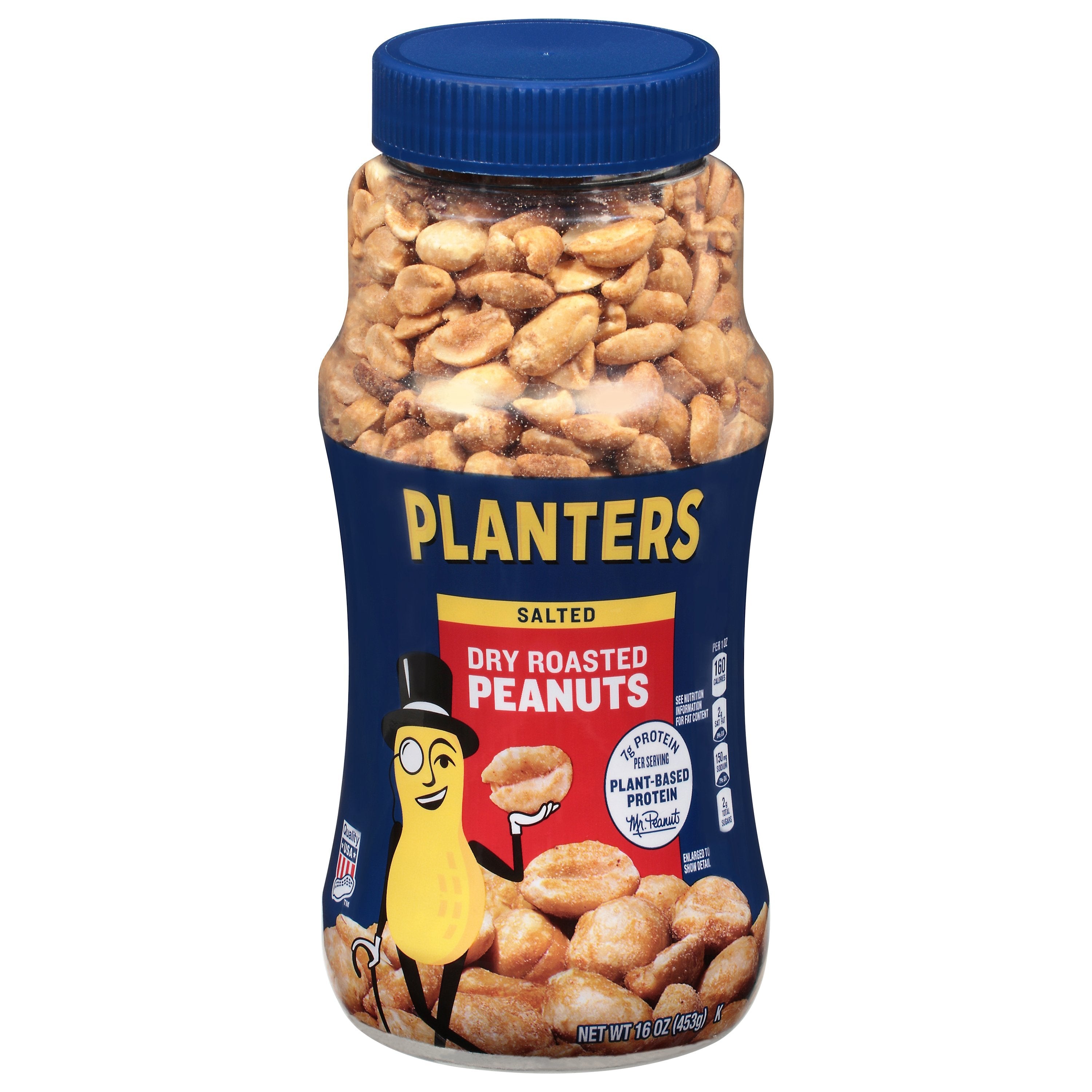 Planter's Peanuts Dry Roasted - 16 OZ 12 Pack – StockUpExpress