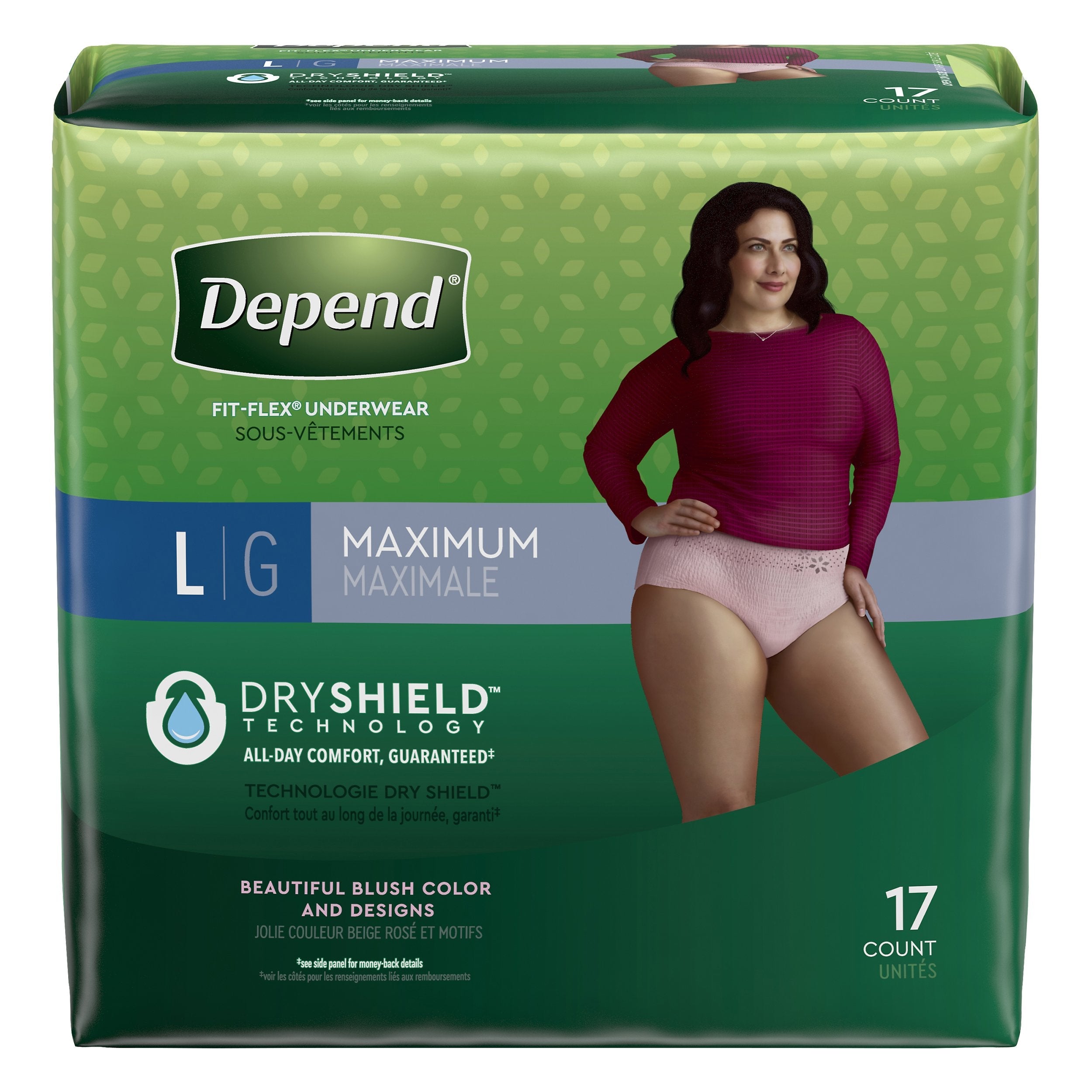 Women's Depend Fit-Flex Large Maximum Absorbency Underwear - health and  beauty - by owner - craigslist