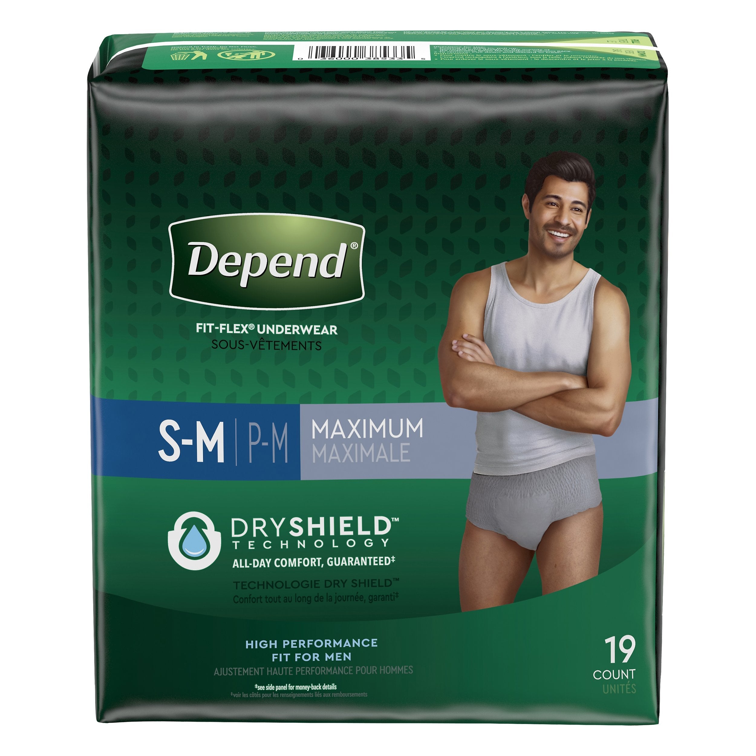 NEW DEPEND MAXIMUM DRY SHIELD Tech Fit Flex Underwear for Women