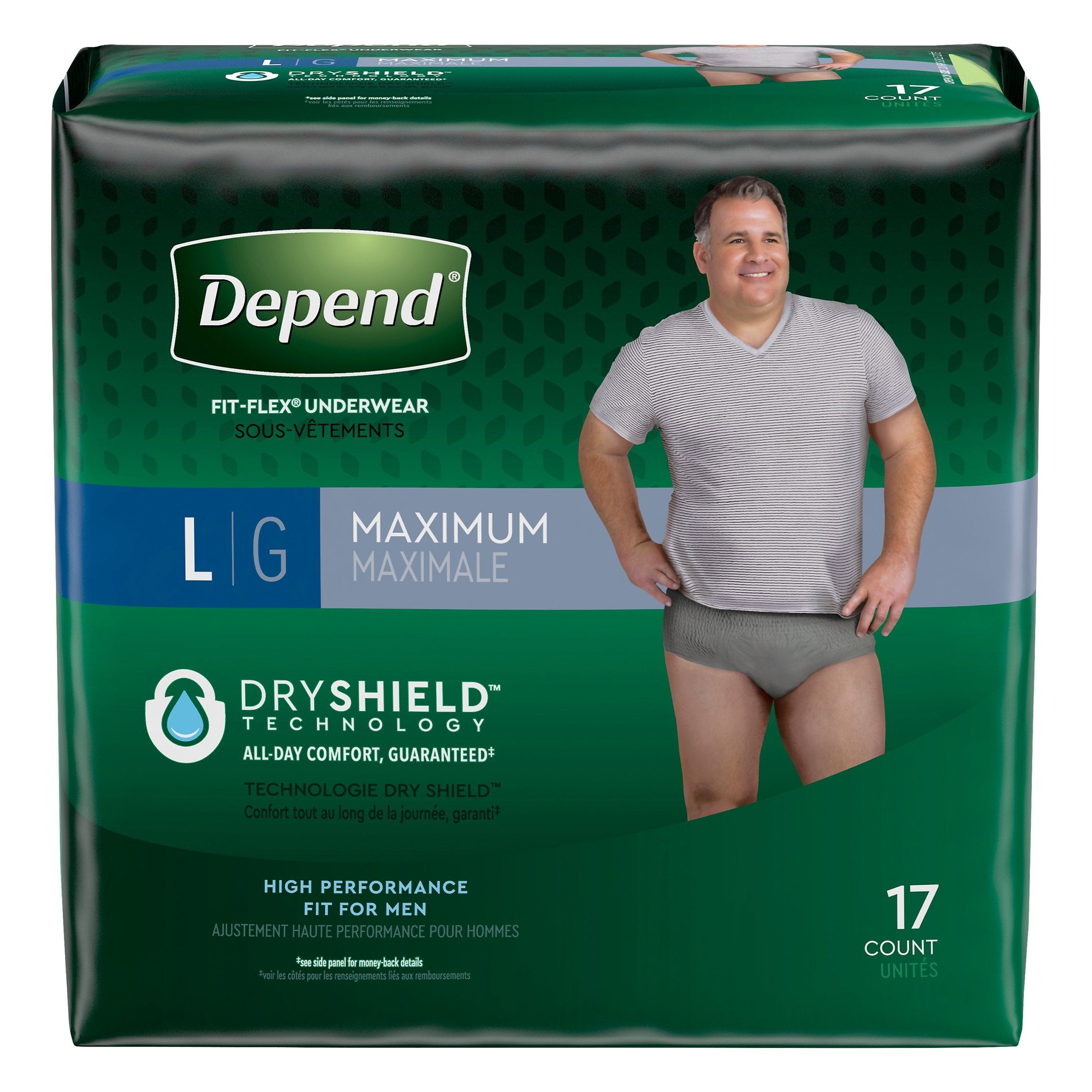 Always Discreet Incontinence Underwear for Women Maximum Absorbency L 34  Count