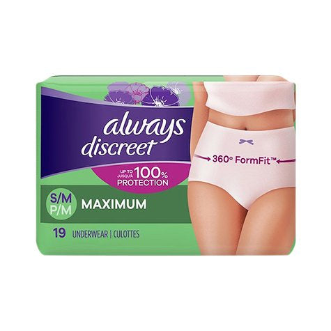 Always Discreet Women Underwear Size L Maximum 360 Form Fit 17