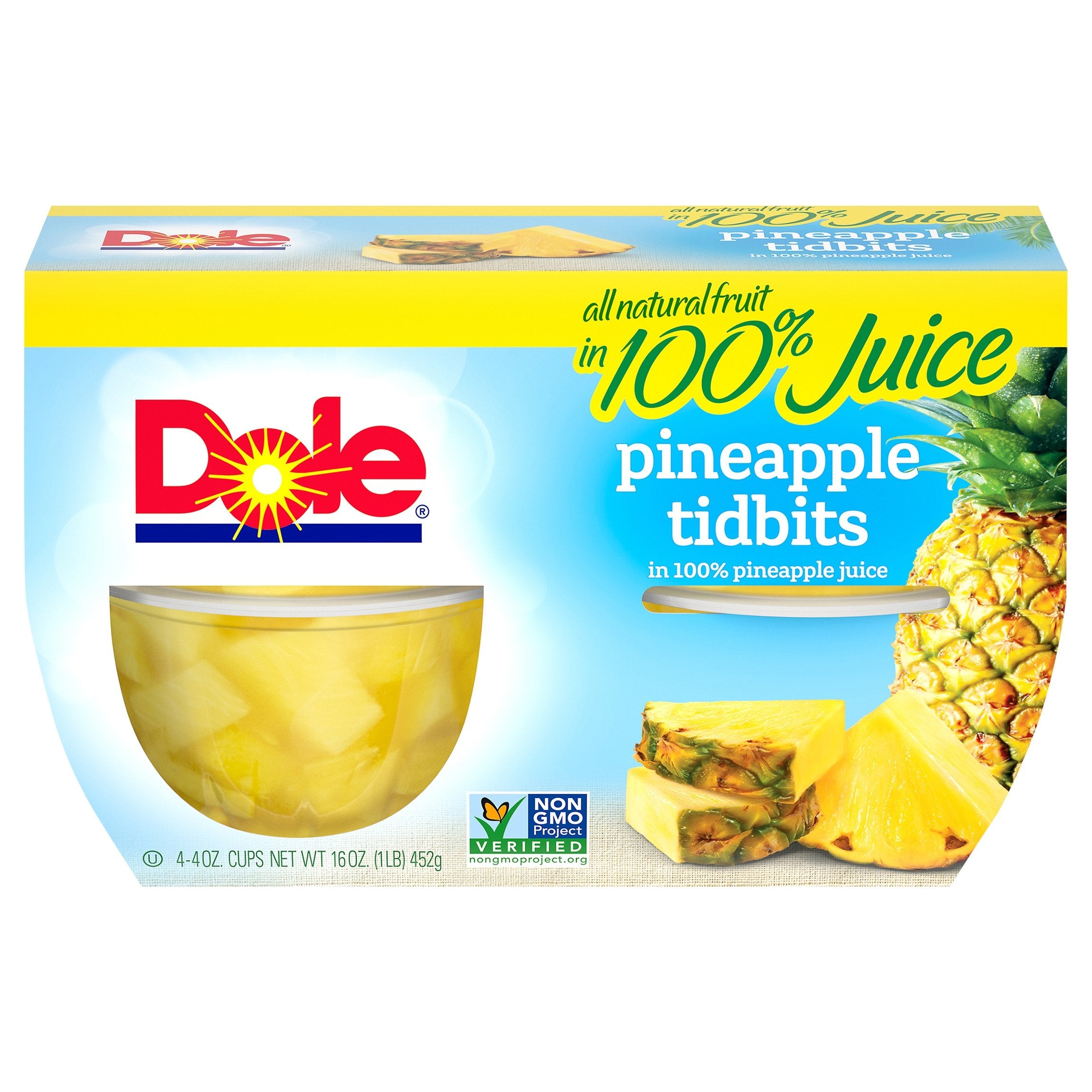 Dole Tropical Fruit in 100% Fruit Juice, 23.5 oz Jar 