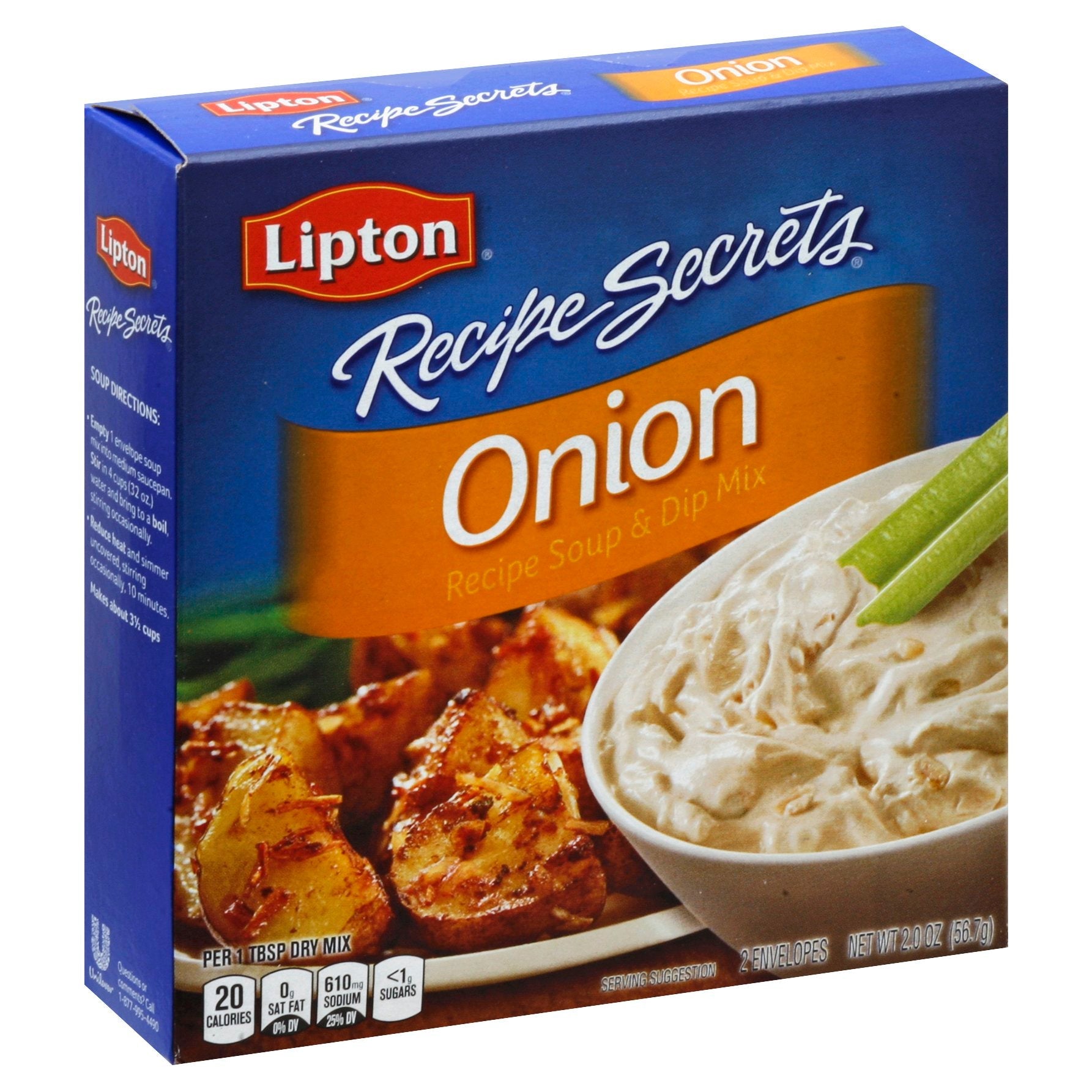Lipton Recipe Secrets Soup Mix Savory Herb With Garlic - 2.4 OZ 12