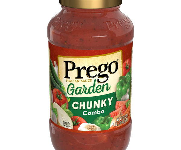 Prego Chunky Roasted Garlic and Herb Pasta Sauce, 23.75 OZ Jar