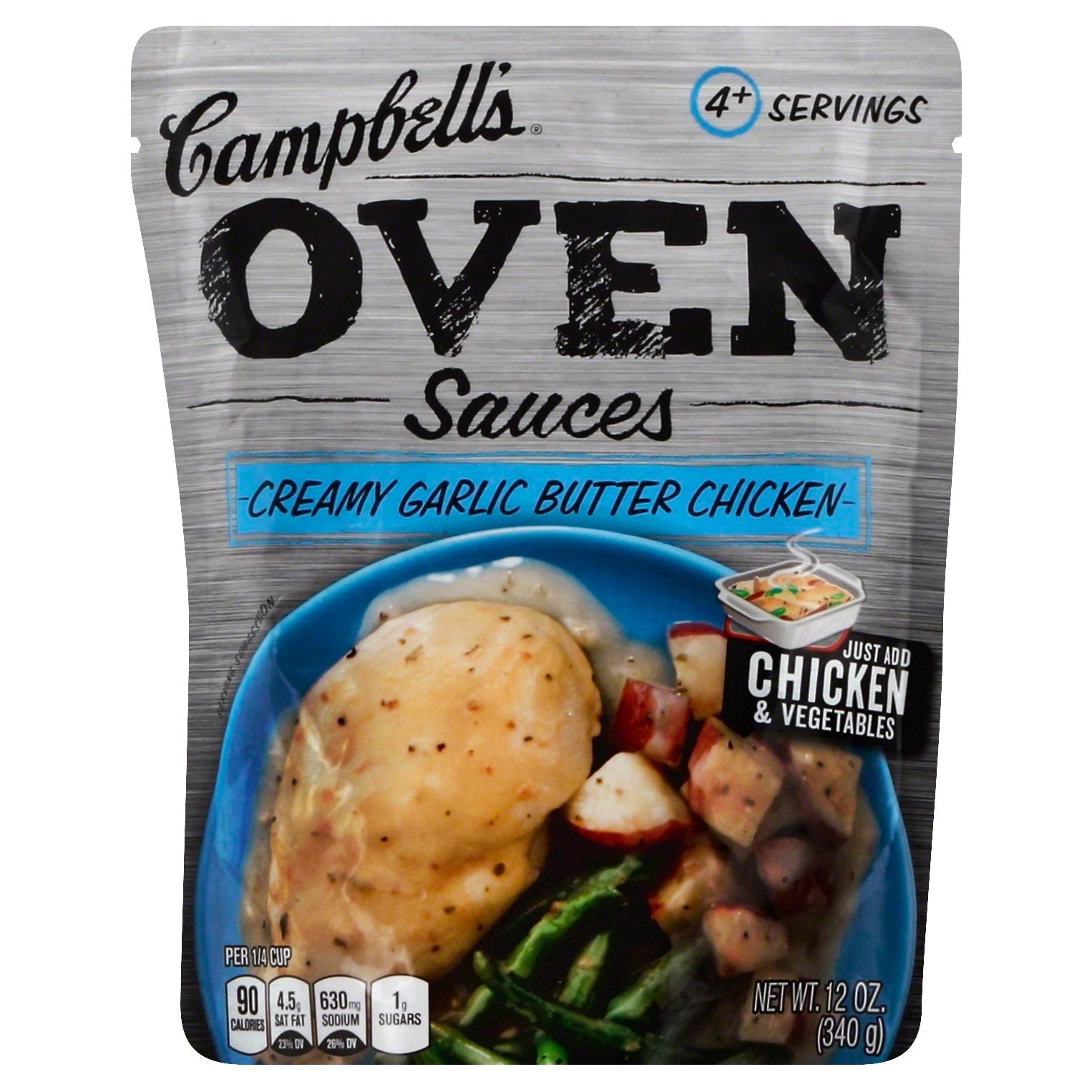 Campbell's Skillet Sauces: Creamy Parmesan Chicken (2 Pack) 9 oz Bags