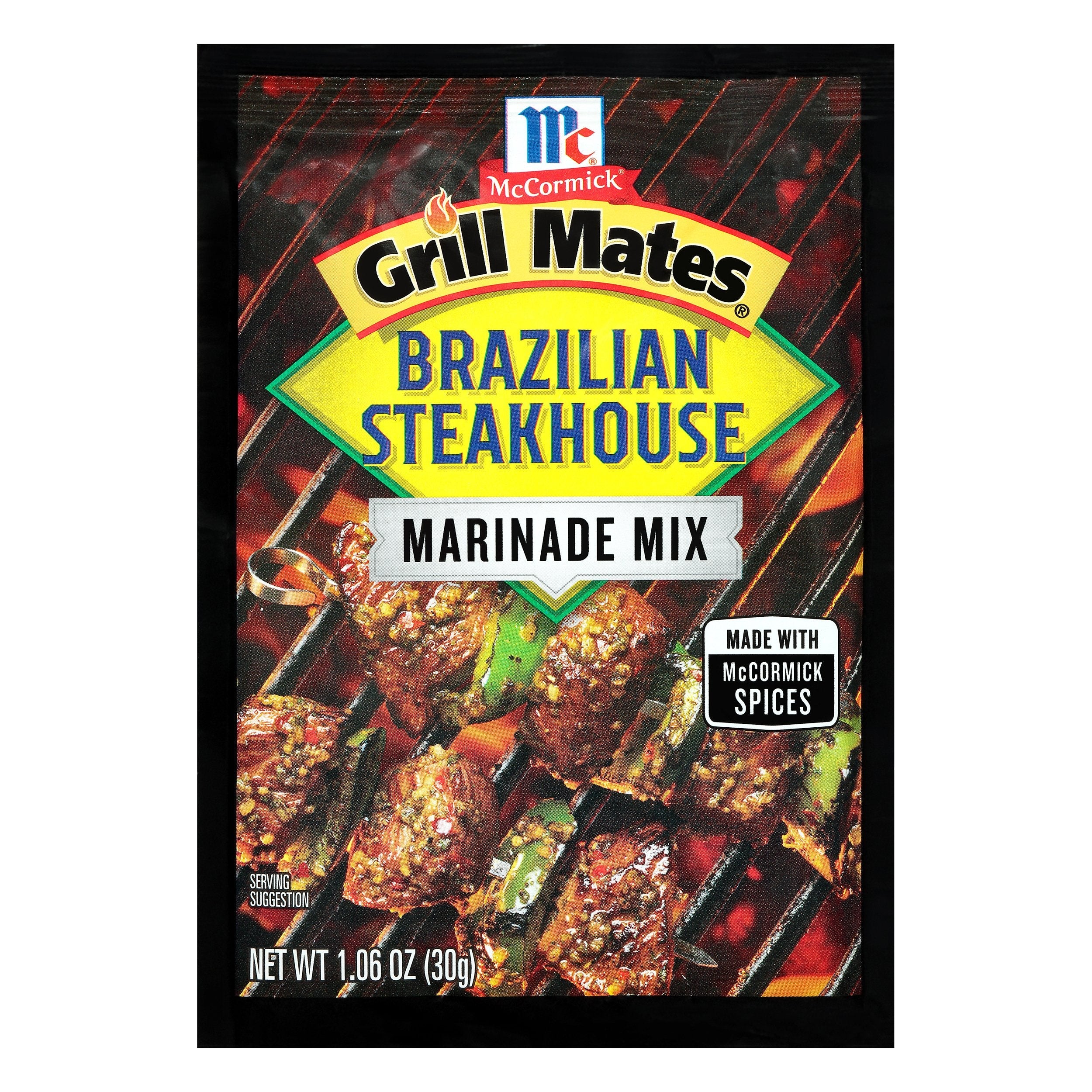 Mccormick Grill Mates Marinade Mix, Brazilian Steakhouse - 1.06 oz