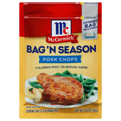 Save on McCormick Bag 'n Season Cooking Bag & Seasoning Mix Packet Pork  Chops Order Online Delivery