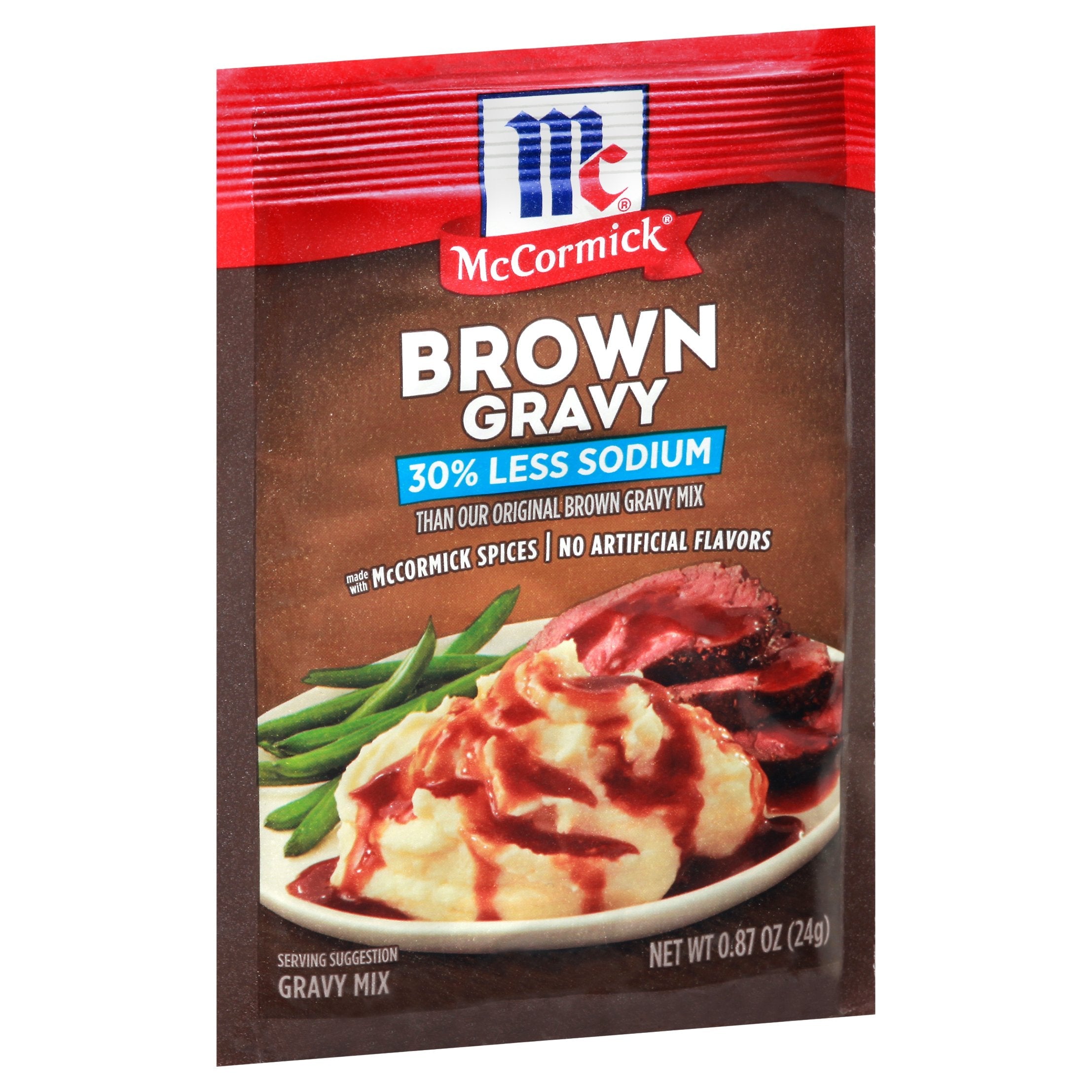 McCormick Mix Gravy Low Sodium Brown - 0.87 OZ 12 Pack – StockUpExpress