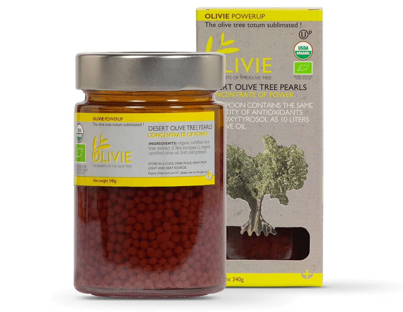 ATLAS OLIVE OILS USA OLIVIE POWERUP - Desert Olive Tree Pearls - 0.74 –  StockUpExpress