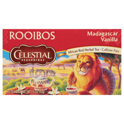 Celestial Seasonings Rooibos Madagascar Vanilla Tea - 20 CT 6 Pack